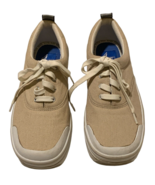 Keds Stretch Womens Fashion Sneakers Shoes Size 7 Beige Fabric - £9.26 GBP