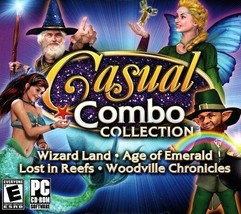Casual Combo Collection (PC-CD, 2012) for Windows XP/Vista/7 - NEW in Jewel Case - £4.77 GBP