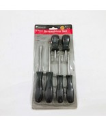 Pittsburgh Screwdriver Set 6 Pieces Red Label Non Slip Grips - $180.63 MXN