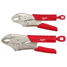 Milwaukee 48-22-3402 Torque Lock Curved Jaw Locking Pliers Set (2 Pieces) - £28.50 GBP