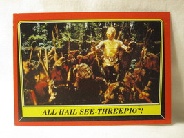 1983 Star Wars - Return of the Jedi Trading Card #80: All Hail See-Threepio - £1.58 GBP