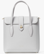 Kate Spade Essential NS Light Gray Leather Tote Bag PXR00270 Satchel NWT $258 - £111.46 GBP