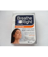 Breathe Right Advanced Nasal Strips 10 Clear Strips. (Pack of 2).Total 2... - $90.00