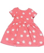 NWT Cat &amp; Jack Girl&#39;s Dress Summer 3 T Coral Daisy Flower Pattern  - $3.99