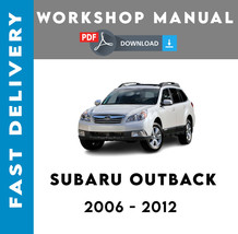 Subaru Outback 2006 2007 2008 2009 2010 2011 2012 Service Repair Workshop Manual - $7.51