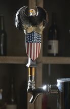 Ebros American Bald Eagle USA Flag Shield Novelty Beer Tap Handle Figurine - $729.90 MXN