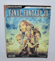 Final Fantasy XII 12 Official Brady Games Strategy Guide Book w/ poster RPG - £9.72 GBP