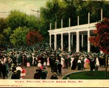 Music Pavilion Willow Grove Park Pennsylvania PA 1909 DB Postcard  - £3.88 GBP