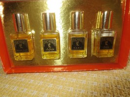 Vtg. Picabia Shady Lady La Jolie Tara Blue Denim Perfumes w/Box-FRANCE-Net 2 Oz. - £19.57 GBP