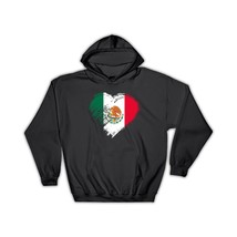 Mexican Heart : Gift Hoodie Mexico Country Expat Flag Patriotic Flags National - £28.20 GBP