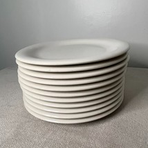 Tupperware Melamine 7.5&quot; Plates 2250-A 2 Cream Set of 11 Vintage - $55.44