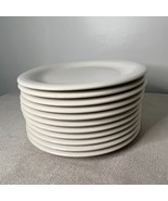 Tupperware Melamine 7.5&quot; Plates 2250-A 2 Cream Set of 11 Vintage - $75.90 CAD