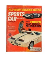 Vintage December 1962 Sports Car Graphic Magazine Rear Engine Mustang Ford  - $15.49 CAD