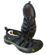 Keen Newport H2 Sandals Womens 9 Waterproof Trail Shoes Blue Leather Cin... - £29.07 GBP