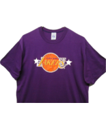 VTG 80s Los Angeles Lakers Logo 7 Champions T Shirt Size XL Made in USA - $70.72