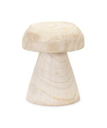 Wood Mushroom Stool 12.5&quot;H - 790770 - $1,747.03 MXN