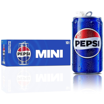 Pepsi Soda, Mini Cans, 7.5 Ounce (Pack of 10) - $12.86