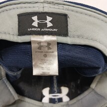 Under Armour Men's Back Fitted Blue Baseball Cap Hat Size Large  image 6