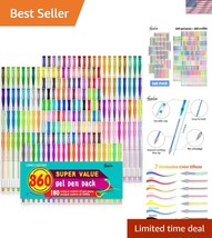 Vibrant 360 Count Gel Pens with Refills - Perfect for Adult Coloring &amp; D... - $46.50