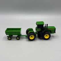 Ertl John Deere Tractor #K0216YL01 &amp; Pull Behind Wagon #C0216YL01 Toy - £10.11 GBP