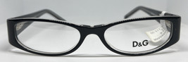 NEW Authentic Dolce &amp; Gabbana Rx Specs Eyewear Eyeglasses Black Crystal Specs - £106.12 GBP