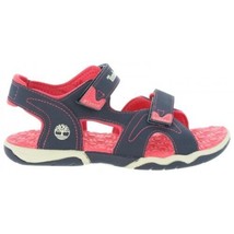 Timberland Junior&#39;s Adventure Seeker Strap Sandal Navy W Pink A1JW5 Size: 6 - £37.72 GBP