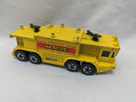 Hot Wheels 1979 Airport Rescue Fire Dept Toy Truck 3 1/4&quot; - £7.90 GBP