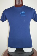 Intel Software Blue Mens Small S T Shirt Code Benders Develop to Higher ... - $15.29