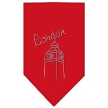 London Red Rhinestone Dog Bandana - Large - £14.84 GBP