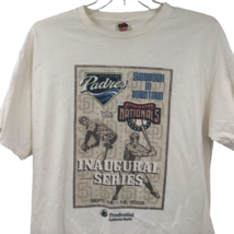 Fruit of the Loom San Diego Padres Inaugural Series 2005 Washington Nationals XL - £27.12 GBP