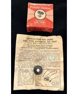Vintage Presto Cooker Automatic Air Vent New Old Stock w Instructions - €6,00 EUR
