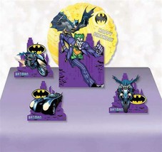Batman Dark Knight Balloon Centerpiece Happy Birthday 3 Cut Outs Party S... - $7.95