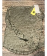 Girls&#39; Long Sleeve Studio T-Shirt - All in Motion Green Size XL(14/16) N... - £7.78 GBP