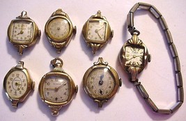 Vtg Ladies Watches Bulova Croydon Stuart Broadway Tymes Fairfax Stratford Lot - £71.90 GBP