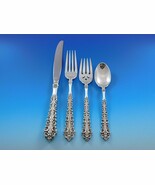 Venetian Scroll by Oneida Sterling Silver Regular Size Place Setting(s) 4pc - $4,159.98 MXN