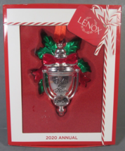 LENOX Christmas Ornament Doorknocker with Box 2000 &quot;Bless This Home&quot; Boxed. - $5.77