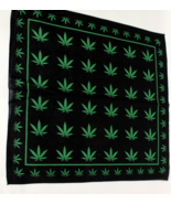 Bandanna Face Mask Bandana Head Scarf Cotton Weed Pot Marijuana Handkerc... - $5.47 CAD