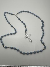 Vintage Baby Blue Rosary 15.75” - $19.55 CAD