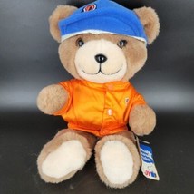 Denver Broncos Teddy Bear w. Hat Rare Vintage 1983 Trudy Stuffed Toy Plush  - £11.35 GBP