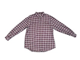 Carhartt 101756 Fort Plaid RELAXED FIT Red Multicolor Shirt Long Sleeve Sz 2XLT - £14.13 GBP