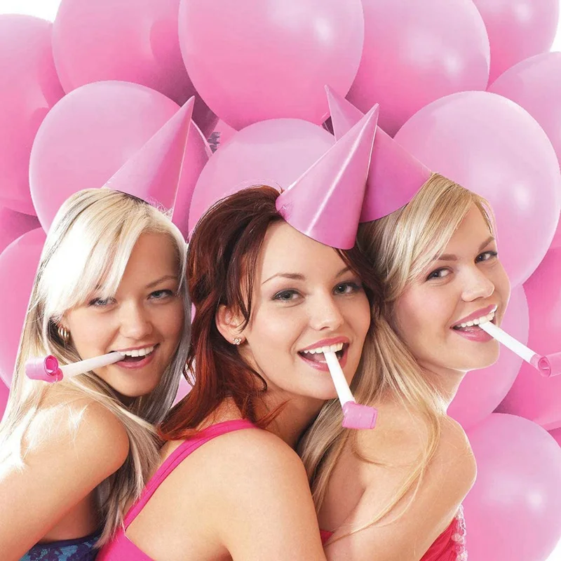 Game Fun Play Toys 10/20pcs Pink Gold Black Latex Balloons Birthday Party Decora - £22.91 GBP