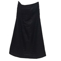 Trina Turk Black Strapless Cocktail Dress Womens Size 8 Quilted - £13.12 GBP