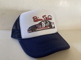 Vintage Bill Elliott Coors Light Hat NASCAR Trucker Hat Adjustable snapback Navy - £13.67 GBP