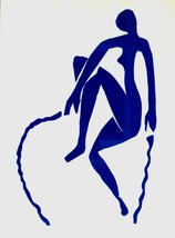 Artebonito - Henri Matisse Lithograph Blue Nude Jumping a Rope 1983 - £54.99 GBP