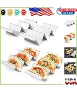 Artthome Taco Rack Set - 4 Durable Stainless Steel Holders for Grilling - $526.10 MXN