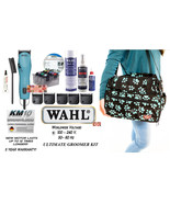 Wahl KM10 GROOMER KIT CLIPPER&5 BLADES&8pc METAL Attachment COMB SET,CASE,DVD B - £523.24 GBP