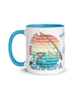 Personalized Coffee Mug 11oz | Reel Cool Grandpa Best Grandpa Ever - $28.99