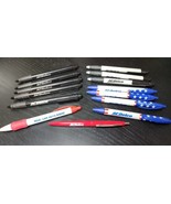 AC Delco Ink Pens Lot of 14 Vintage Ink Pens Stars and Stripes Black Whi... - $68.38 CAD