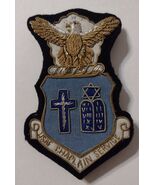 USAF  CHAPLAIN SERVICE BULLION PIN PATCH BADGE VINTAGE OLD STOCK - RARE:... - $41.12 CAD
