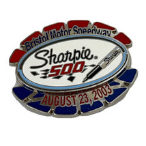 2003 Sharpie 500 Bristol Tennessee NASCAR Race Car Racing Lapel Hat Pin - £6.25 GBP